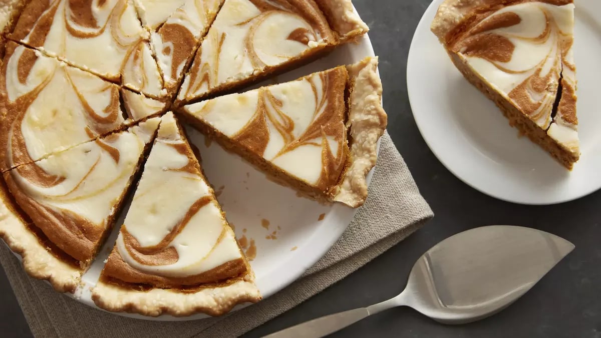 Pumpkin-Cream Cheese Pie