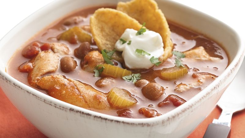 Slow-Cooker Mexican Chicken Chili