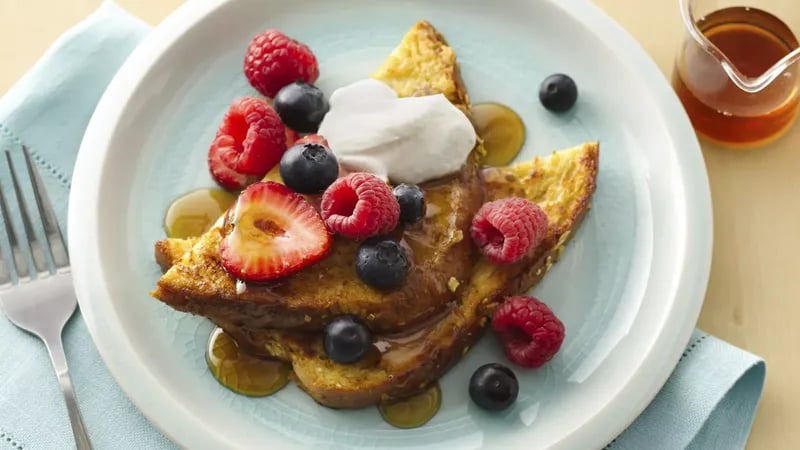 French Toast with Mixed Berries