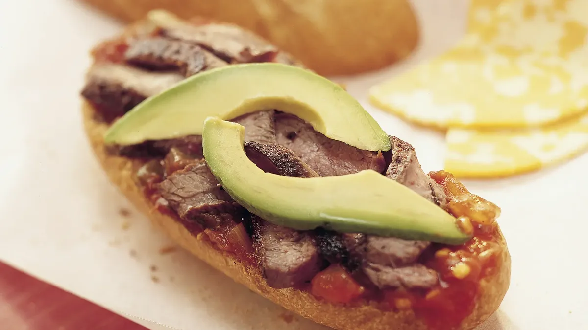 Grilled Southwest Steak and Salsa Sandwiches