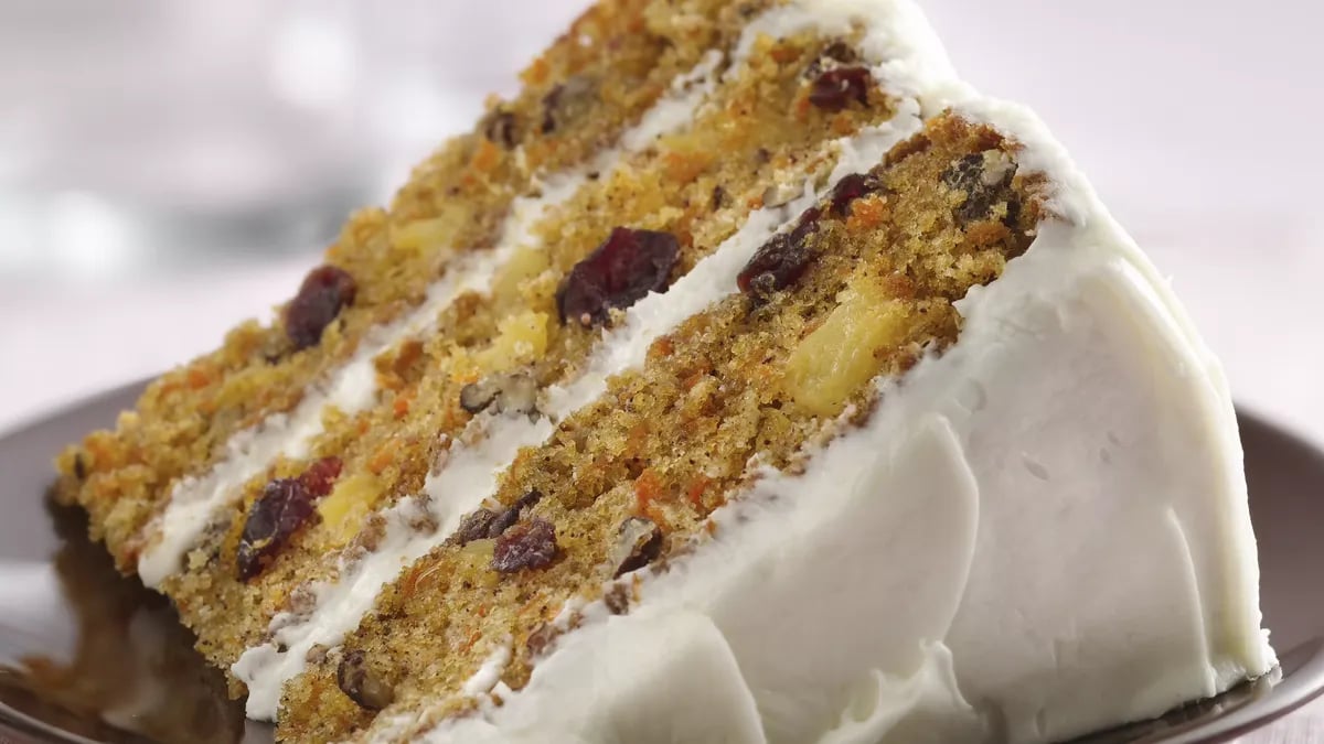 Carrot-Cranberry Cake