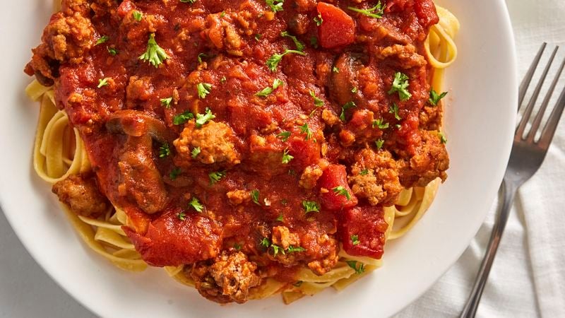 Slow-Cooker Meaty Italian Spaghetti Sauce