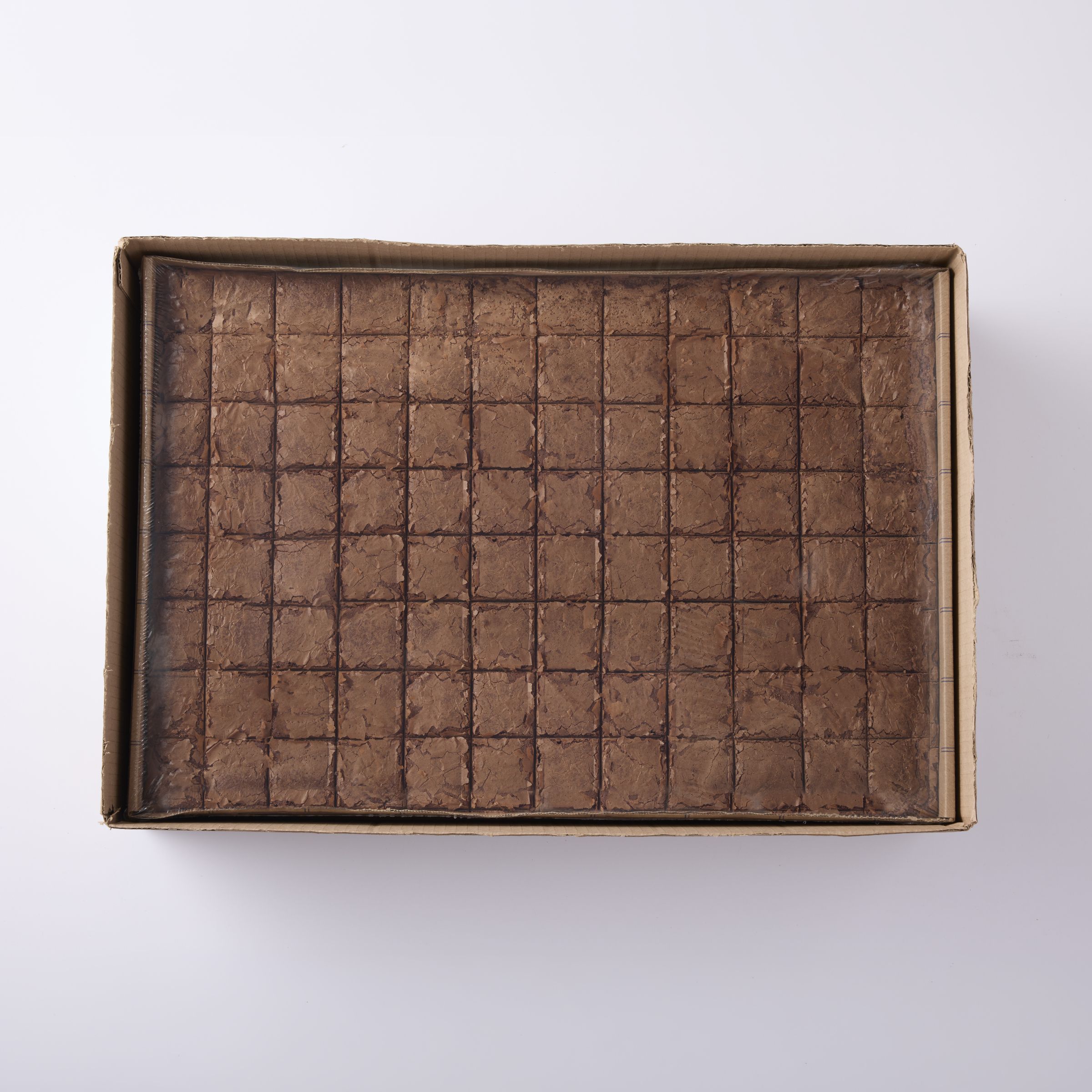  Open Case Pillsbury Frozen Baked Dessert Tray Chocolate Brownie Full Sheet Sliced 2x2 in 3/152 OZ