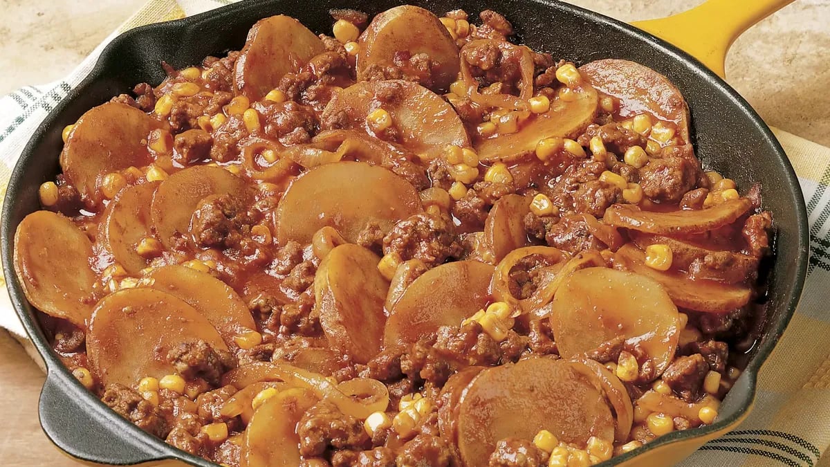 Sloppy Joe Skillet Dinner