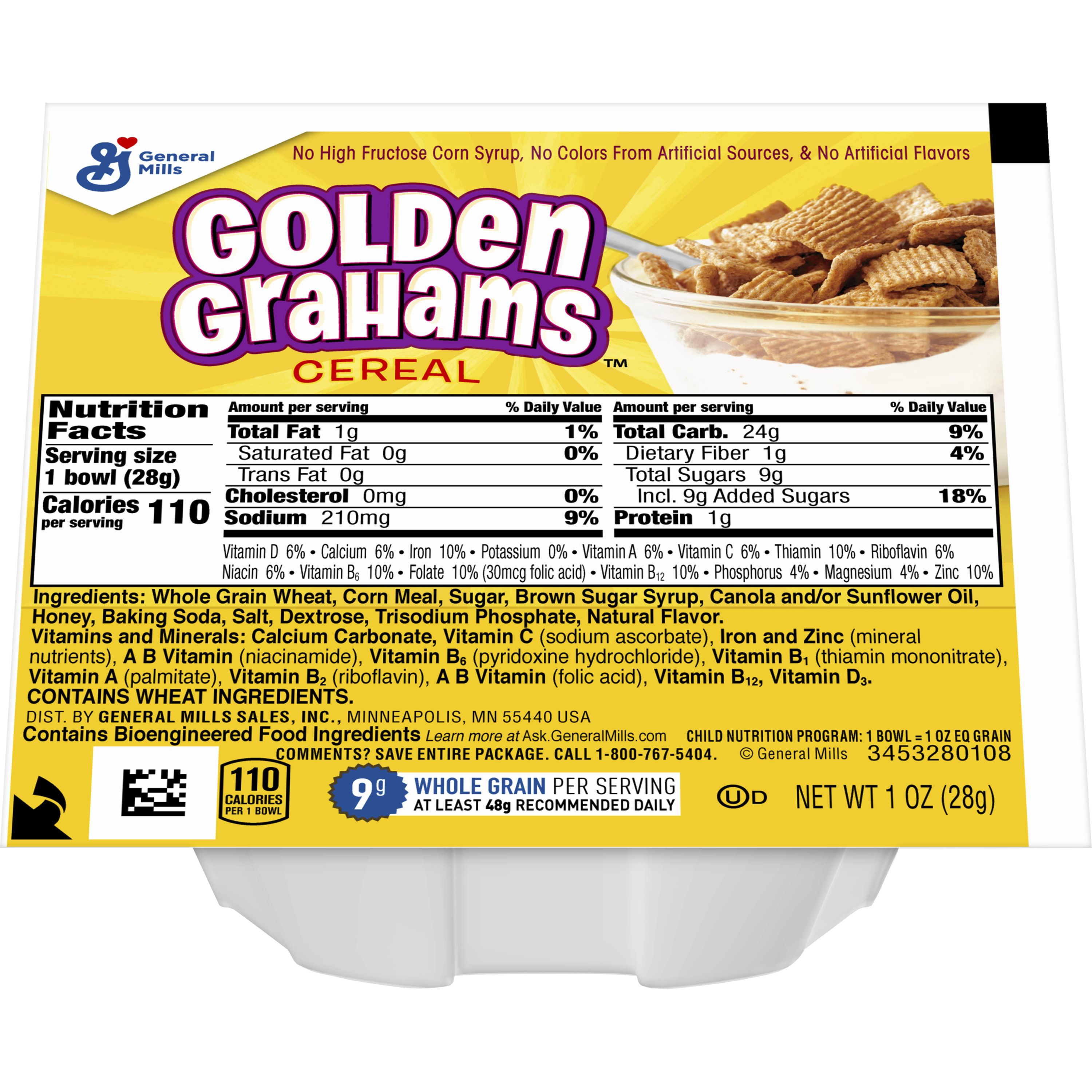 Golden Grahams™ Cereal Single Serve Bowlpak 1 oz General Mills