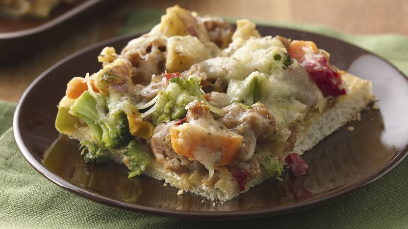 Sunrise pizza top