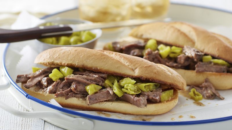Slow-Cooker Mississippi Roast Sandwiches