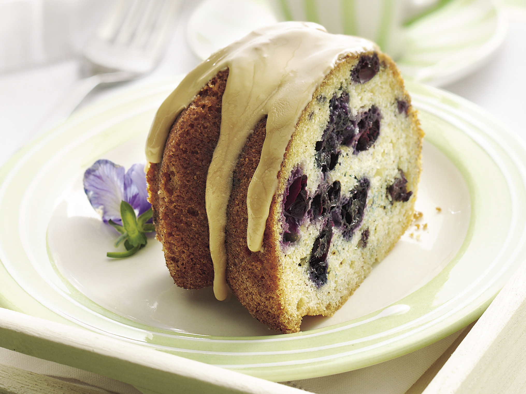 Yogurt Blueberry Bundt Cake • Fit Mitten Kitchen