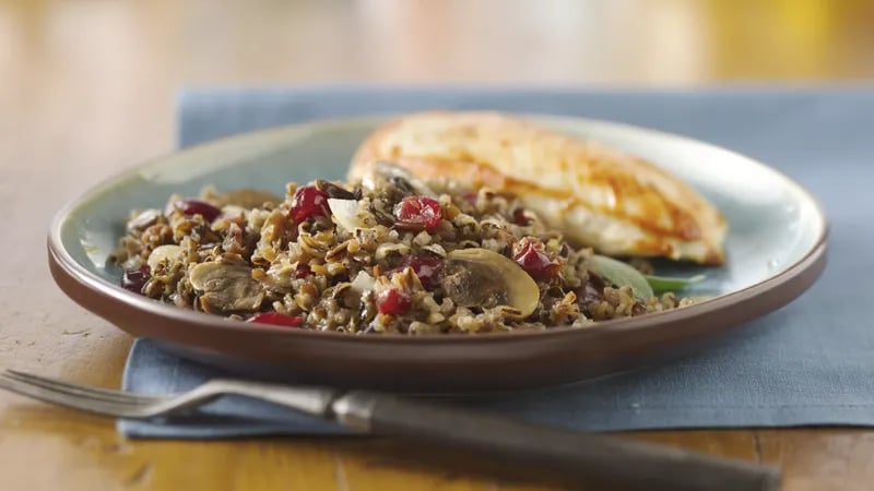 Cranberry-Wild Rice Bake