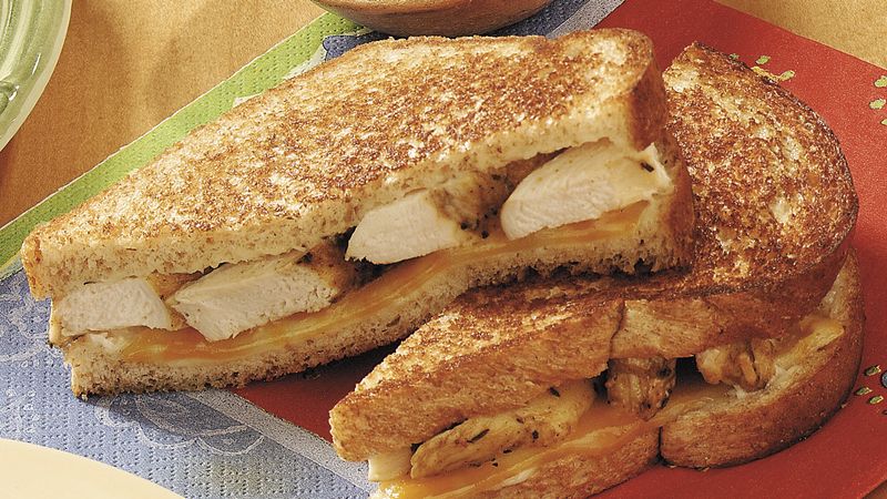 Southwestern Chicken and Cheese Sandwiches