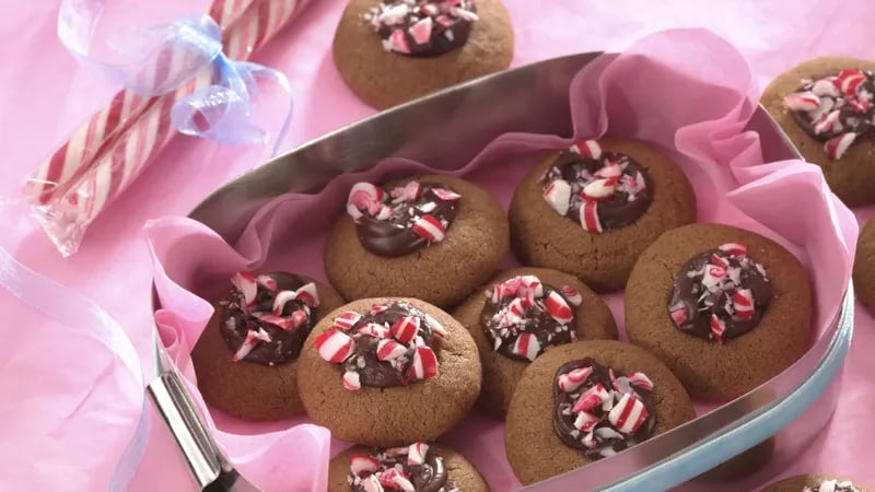 Espresso Thumbprint Cookies (Cookie Exchange Quantity)