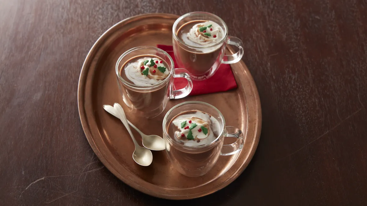 Chai Hot Chocolate with Cinnamon Cream