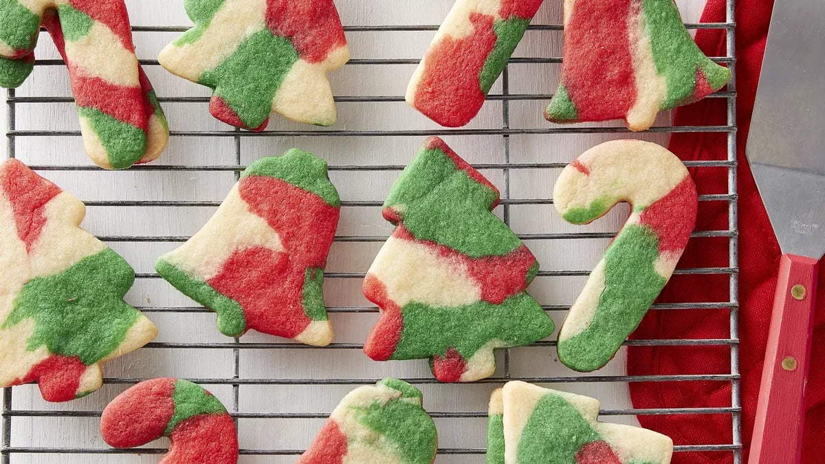 Marbled Sugar Cookie Cutouts