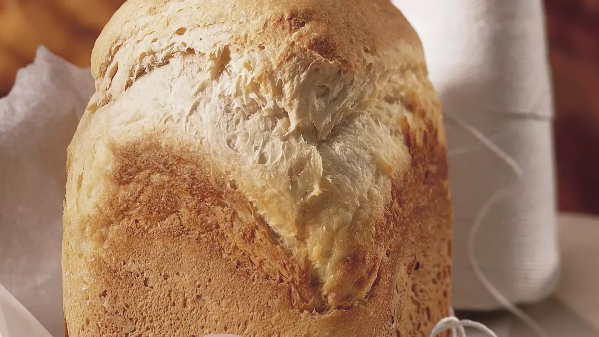 Bread Machine Crusty Sourdough Bread