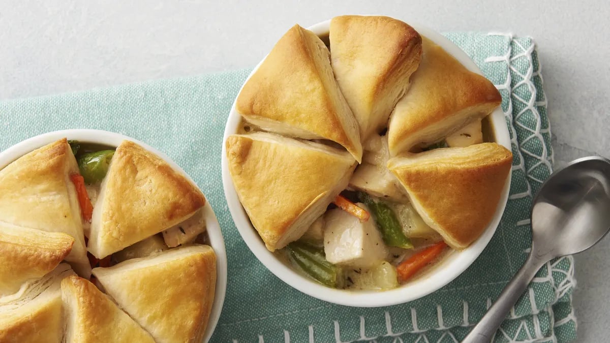 Chicken Pot Pie with Biscuits