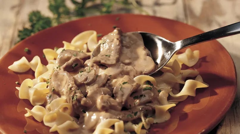 Beef Stroganoff