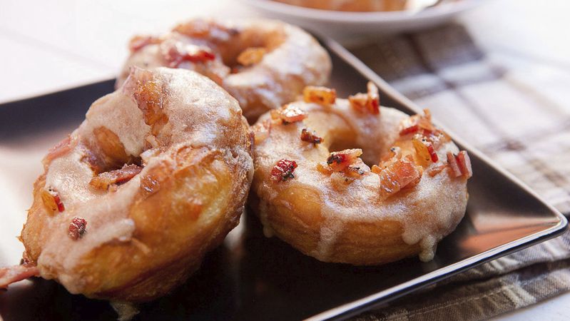 Maple Bacon Donuts