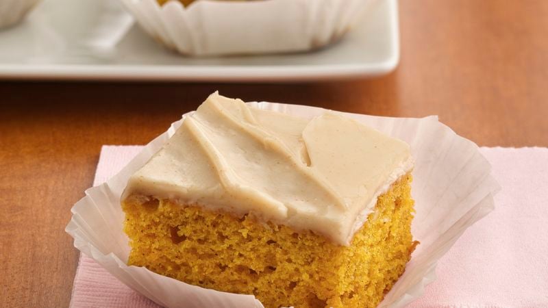 Orange-Spice Pumpkin Bars with Browned Butter Frosting