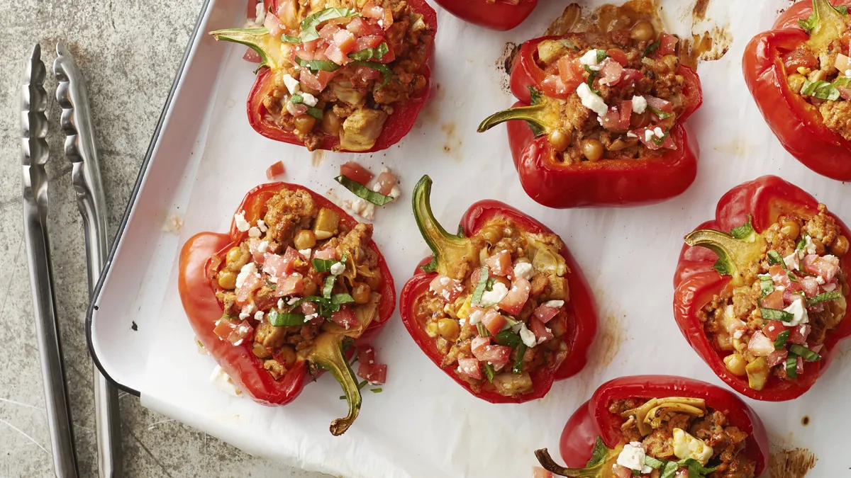 Mediterranean Stuffed Peppers