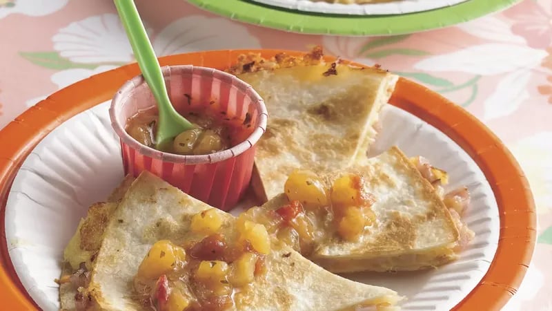 Hawaiian Appetizer Quesadillas