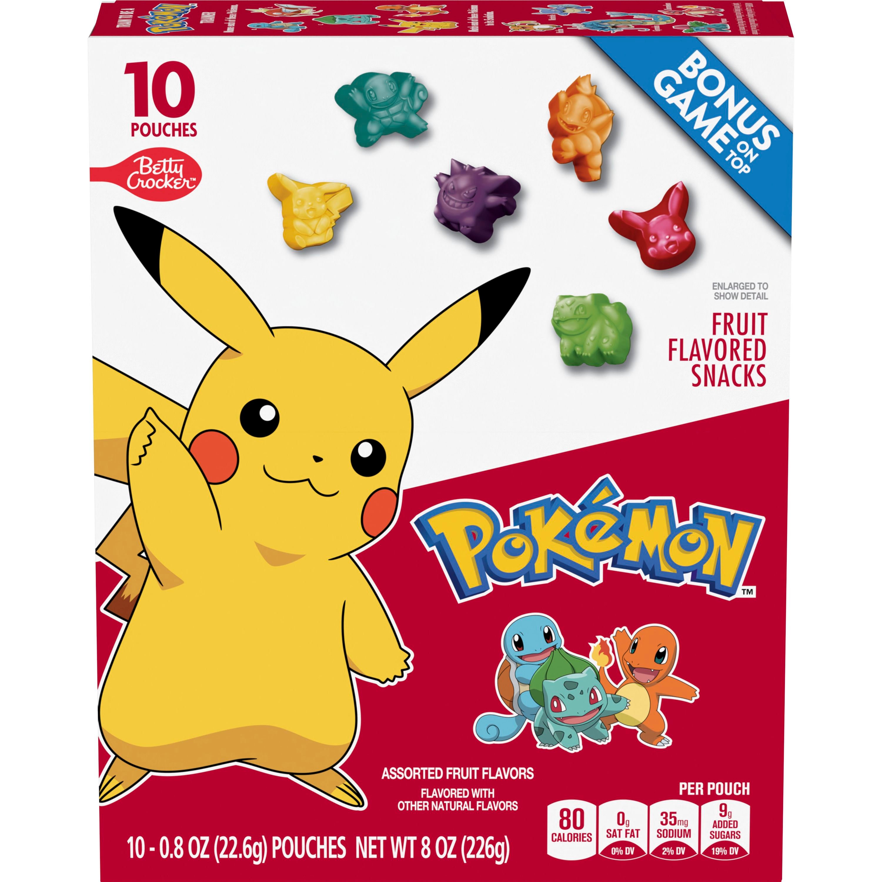 Betty Crocker™ Fruit Flavored Snacks Pokémon - Front