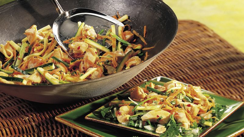 Gluten-Free Stir Fried Thai Chicken Salad