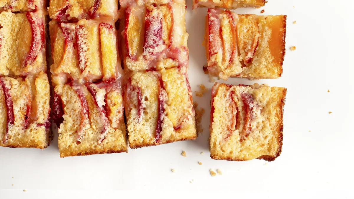 Nectarine Lemon Bars