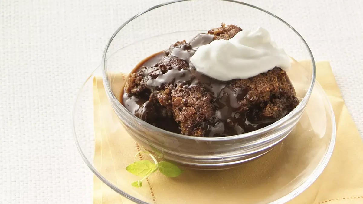 Chocolate-Hazelnut Pudding Cake