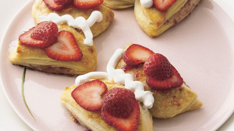 Strawberry-Orange Butterfly Biscuits