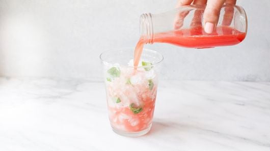 Watermelon Basil Lime LaCroix Cooler