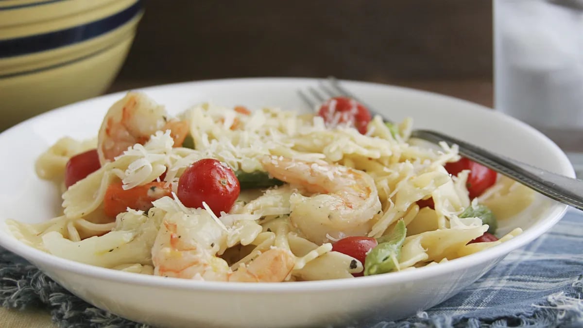 Lemon Herb Shrimp and Pasta