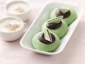 Chocolate-Mint Thumbprints