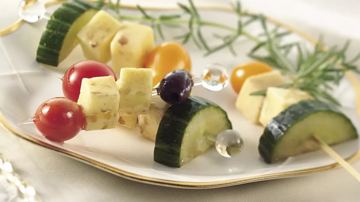 Marinated Havarti Cheese Kabobs