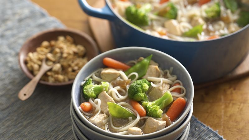 One-Pot Gluten-Free Asian Chicken and Noodles
