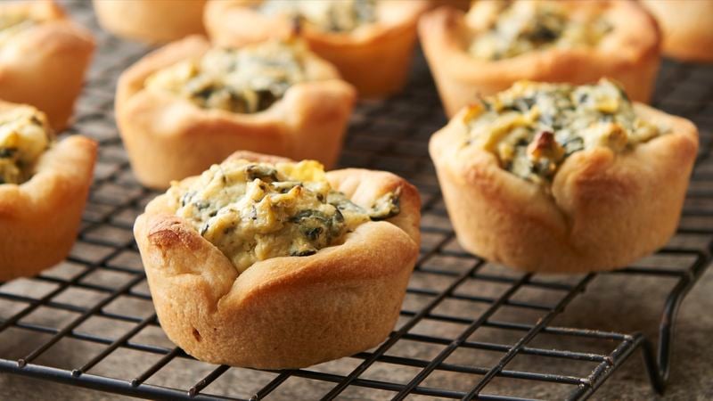 Spinach Artichoke Crescent Rolls - To Simply Inspire