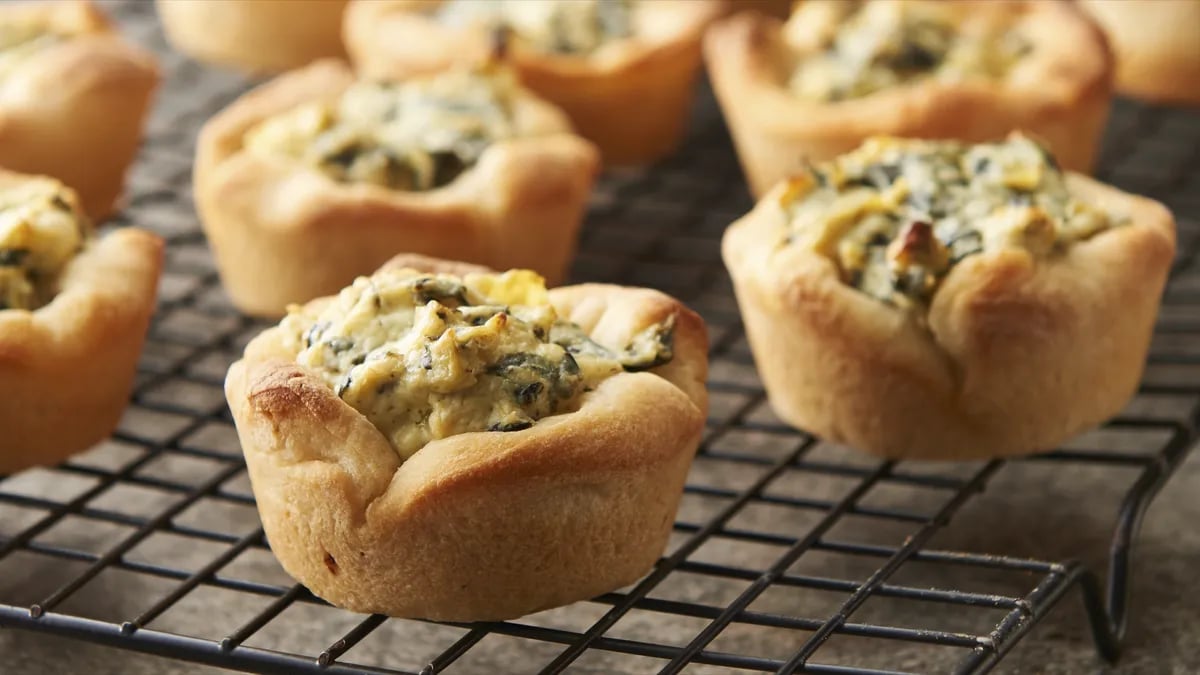 Spinach-Artichoke Mini Bites