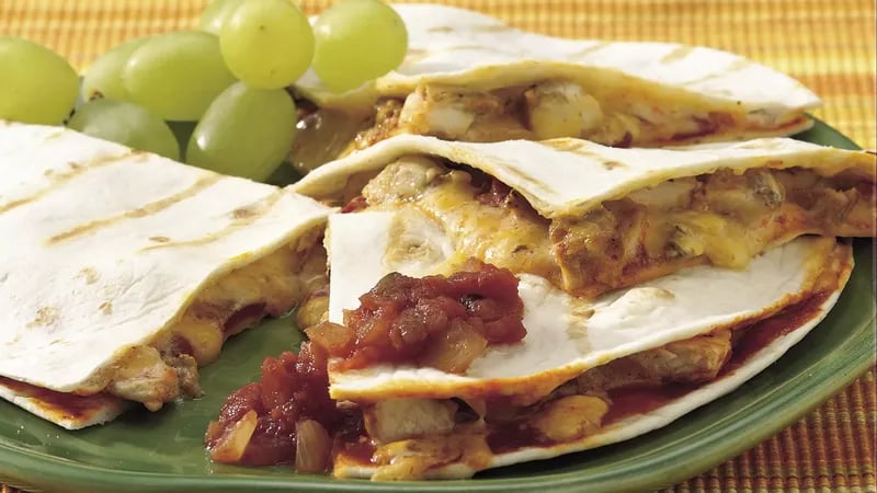 Enchilada Quesadillas