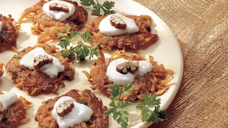 Sweet Potato Mini-Latkes