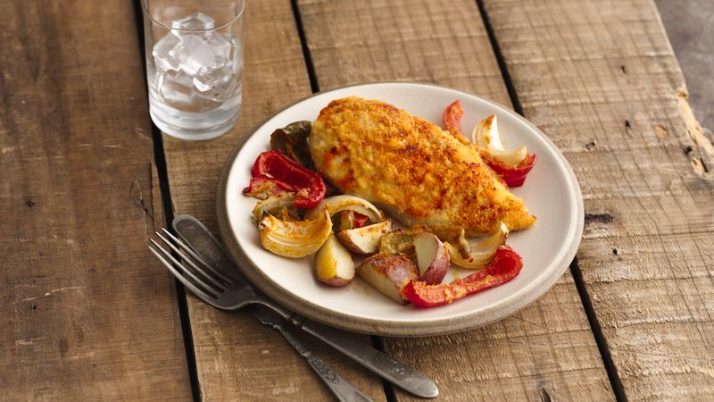 Easy Baked Chicken and Potato Dinner for Two