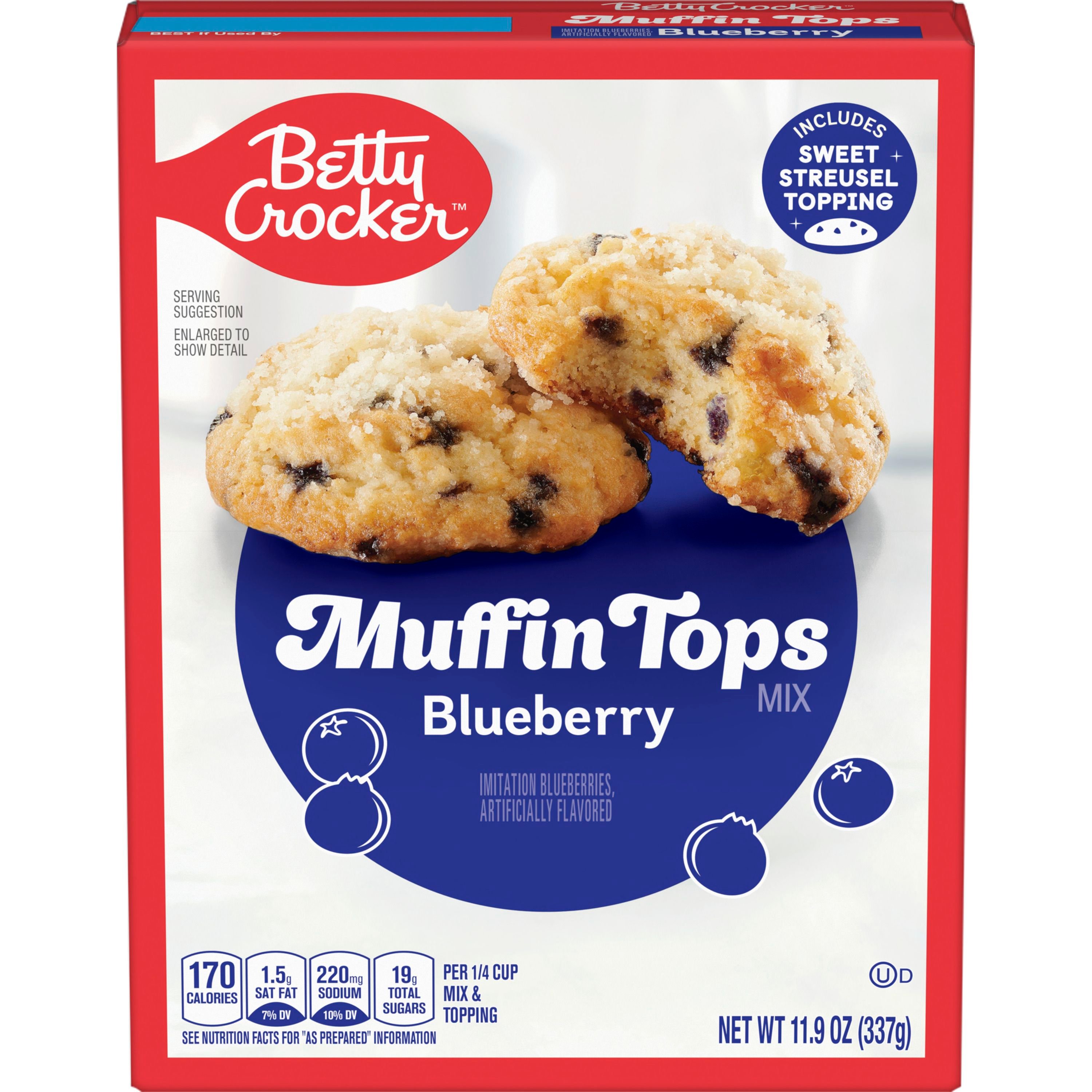 Betty Crocker™ Blueberry Muffin Tops Mix - Front