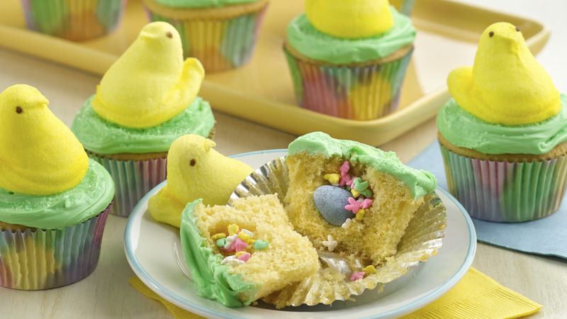 PEEPS® Chick Surprise-Inside Cupcakes