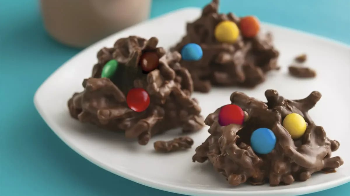 No-Bake Chocolate Cereal Drops