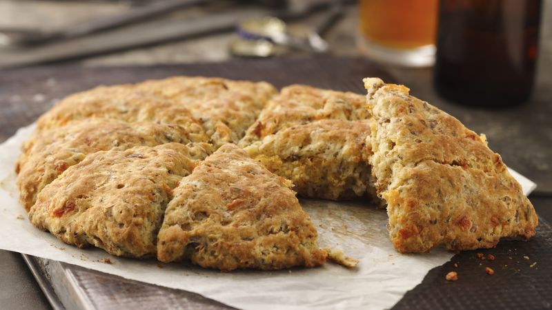 Cheese and Bacon Spent Grain Scones