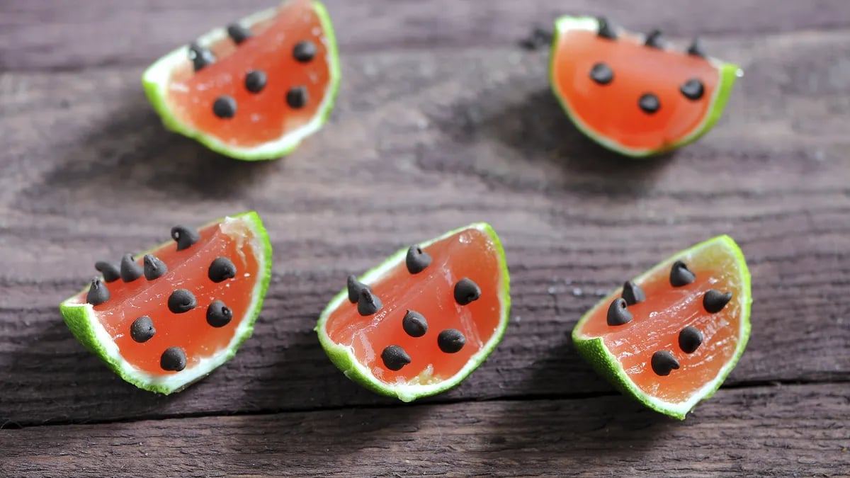 Watermelon Margarita Jello Shots