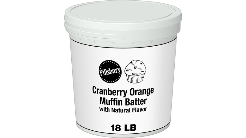 Pillsbury Frozen Muffin Batter Pail Cranberry Orange 1/18 LB