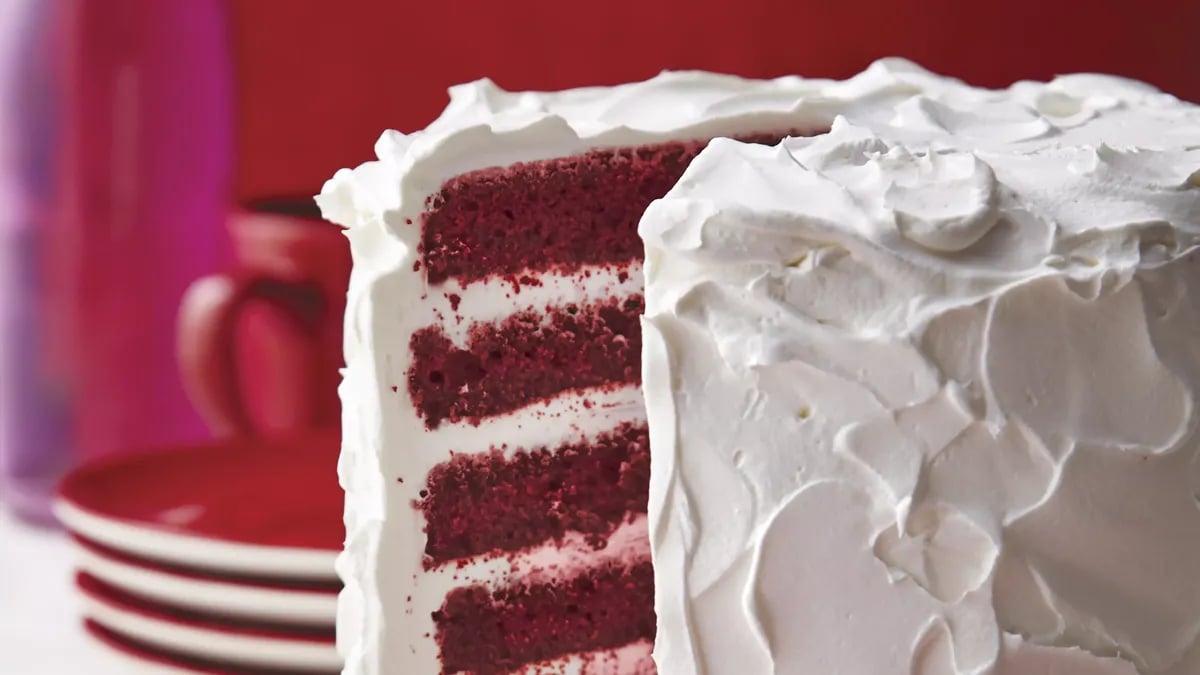 Red Velvet Cream Torte