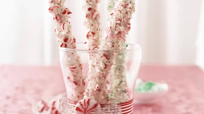 Peppermint Pretzel Canes