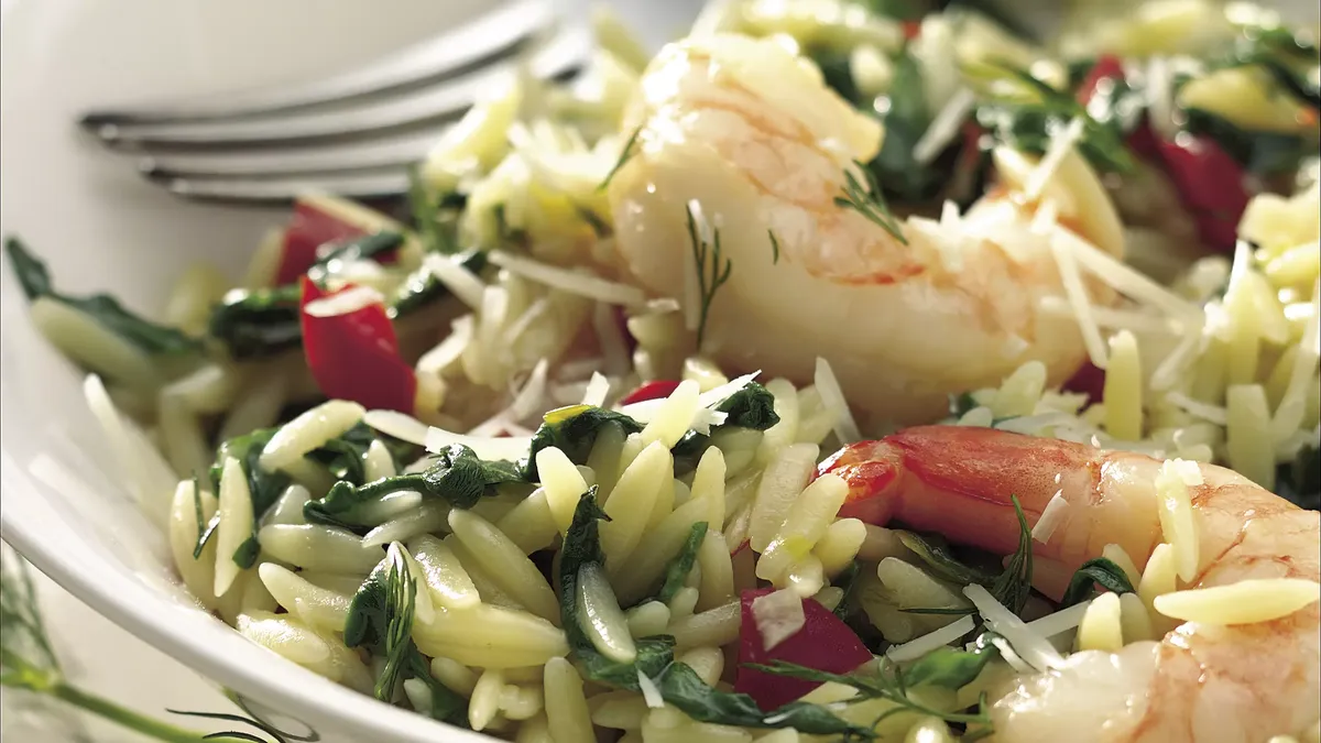 Shrimp Pilaf Florentine