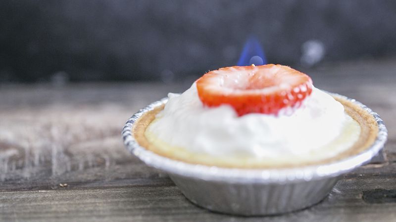 Strawberry-Lemon Mini Cheesecakes