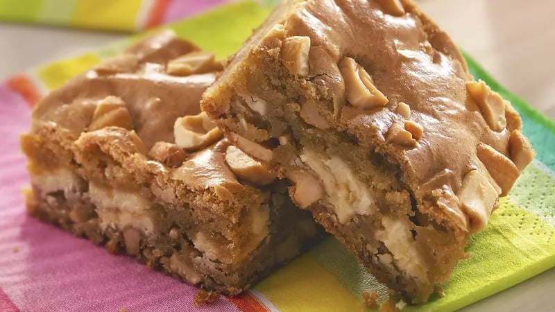 White Chocolate-Cashew Butterscotch Blondies